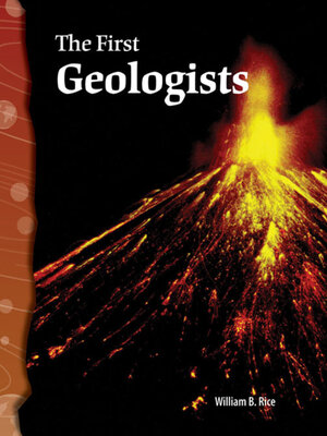 cover image of The First Geologists